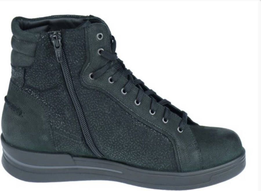 Durea 9702 K Volwassenen VeterlaarzenHalf-hoge schoenen Kleur: Zwart