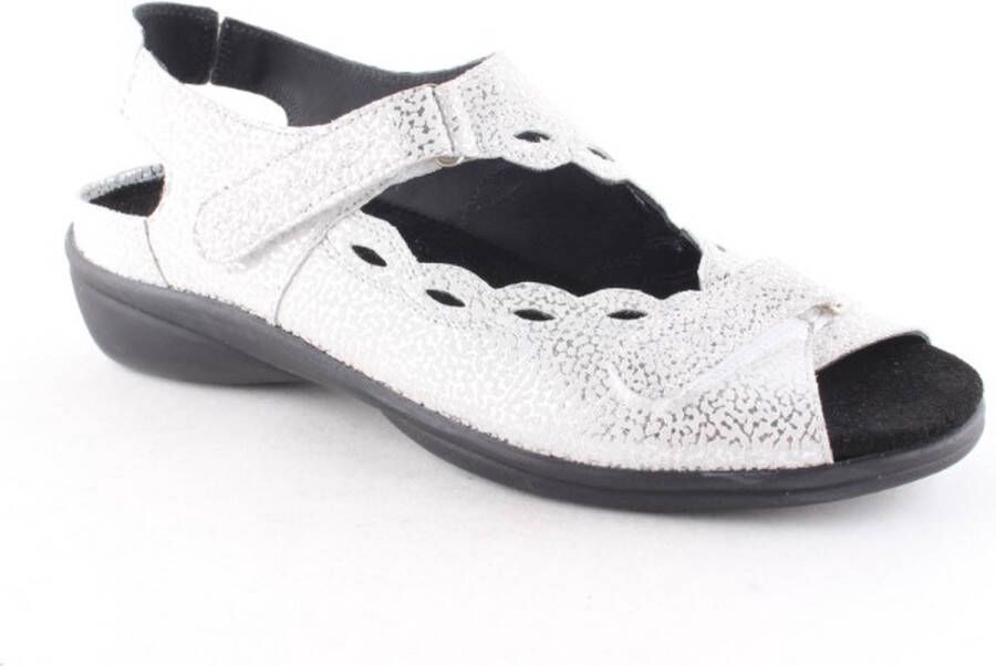 Durea klittenband sandaal 7326 wit smal wijdte E