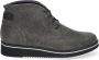 Durea Lage Veterboot 9654 475 0555 Grijs Zwart Print Wijdte H - Thumbnail 1