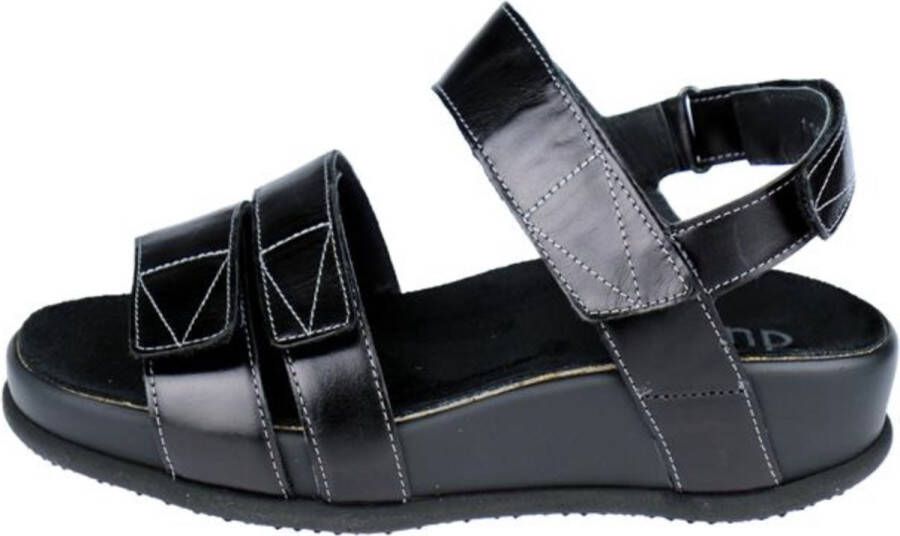 Durea 7416 798K 0490 Black K-Wijdte Sandalen
