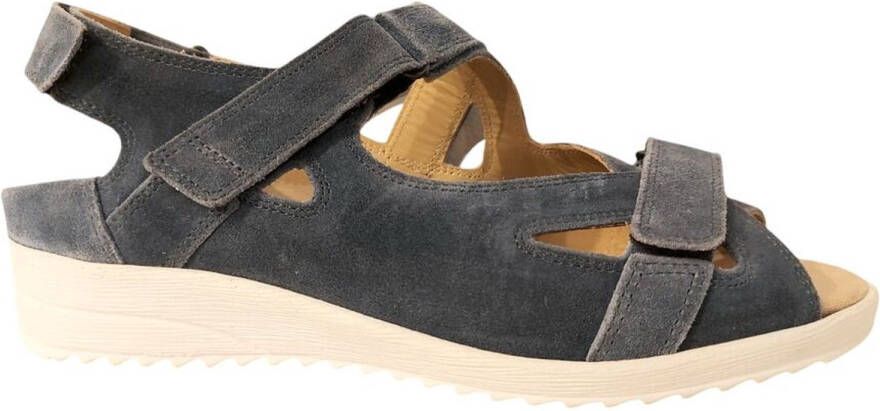 Durea Sandaal 7419 218 0864 Wijdte H Demin Blauw