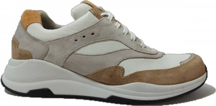 Durea Dames Sneaker 6267 685 9706 Wit Combi Wijdte H Maat 42