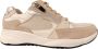 Durea Sneaker 6295 608 0955 Wijdte K Wit Taupe - Thumbnail 1