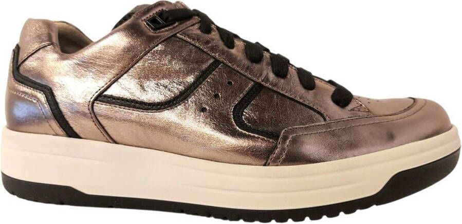 Durea Sneaker 6299 685 1807 Champagne Zwart Wijdte H