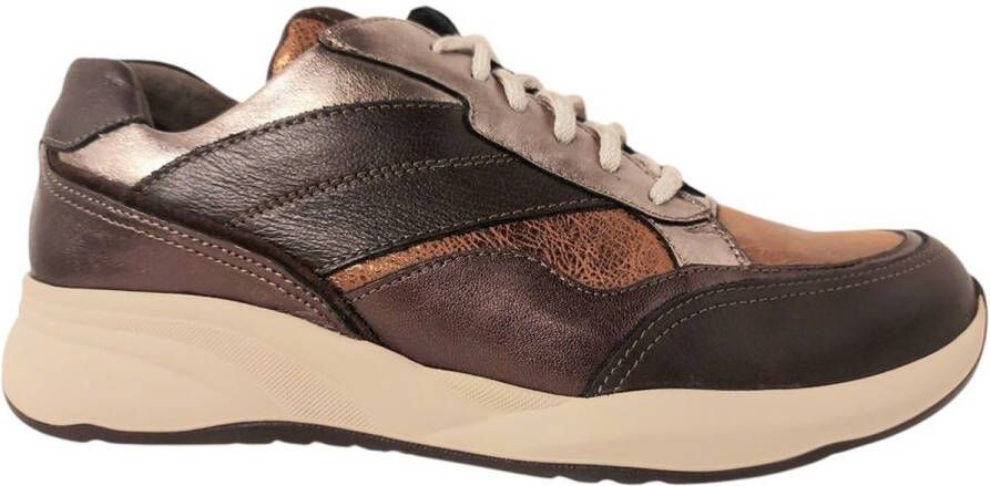 Durea Sneaker 6308 608 1878 Donkerbruin Brons Wijdte K
