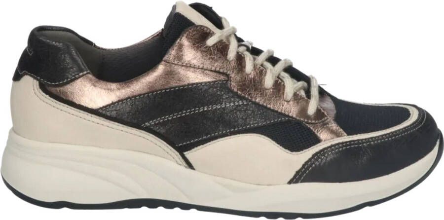 Durea Sneaker Zwart beige H Kleur Zwart)