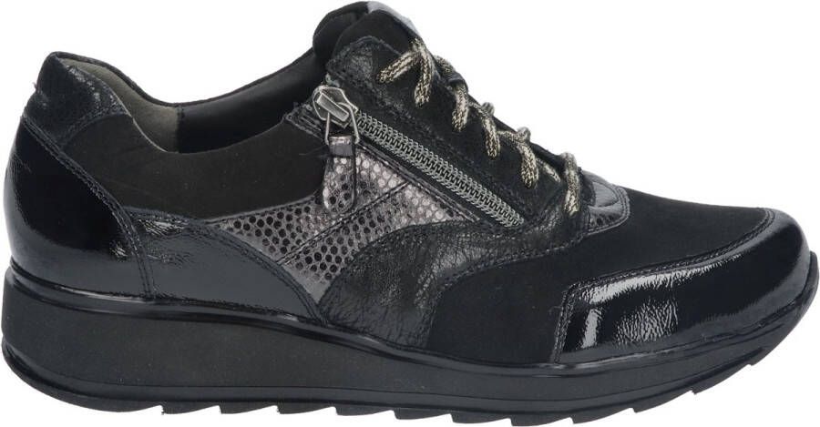 Durea 6279 688 1140 Black K-wijdte Veterschoenen