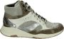 Durea Sneakers Dames Lage sneakers Damesschoenen Suède 9755 685 Beige - Thumbnail 1