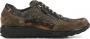 Durea Sneakers Dames Lage sneakers Damesschoenen Suède 6263 685 Bruin - Thumbnail 1