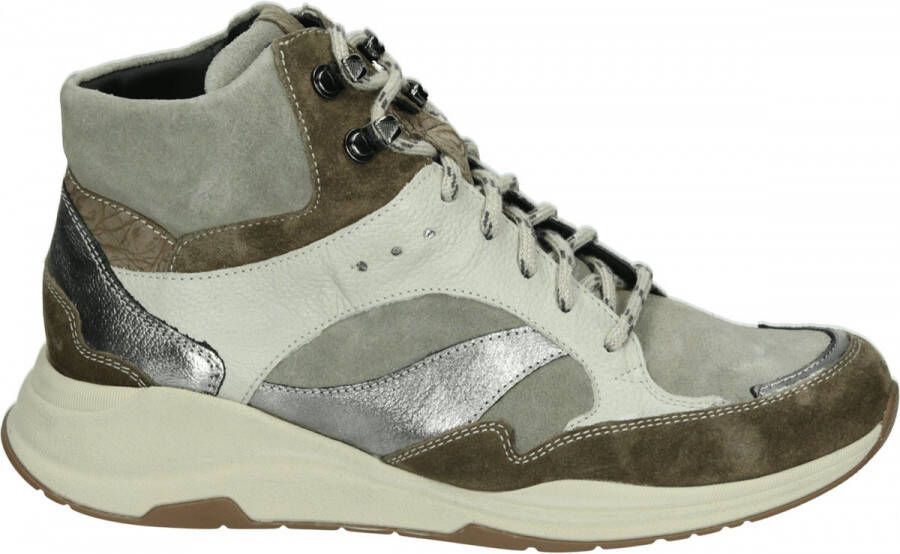 Durea Sneakers Dames Lage sneakers Damesschoenen Suède 9755 685 Beige - Foto 2