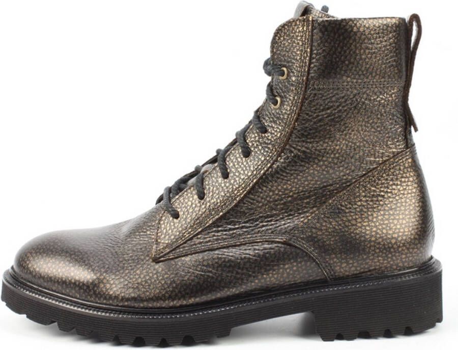 Durea 9722 H Volwassenen VeterlaarzenHalf-hoge schoenen Kleur: Zwart