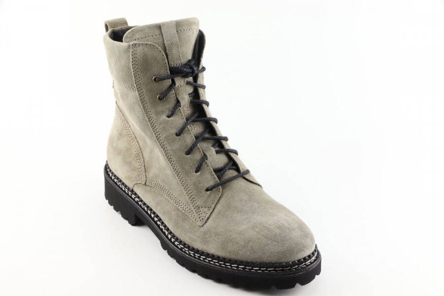 Durea Veterboot 9722 185 9896 Wijdte H Taupe Grijs Suède 5½ 38½ - Foto 3