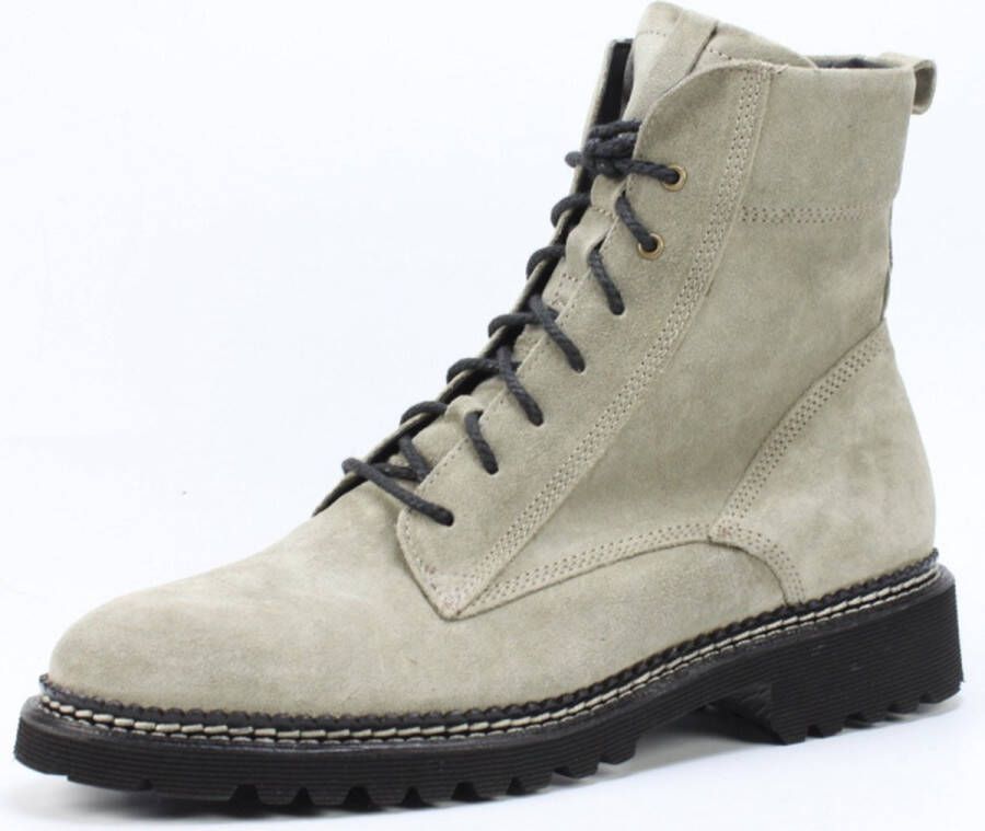 Durea Veterboot 9722 185 9896 Wijdte H Taupe Grijs Suède 5½ 38½