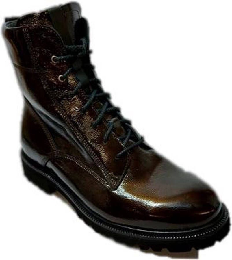 Durea 9722 H Volwassenen VeterlaarzenHalf-hoge schoenen Kleur: Zwart