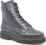 Durea 9758 758 5598 Zwarte dames veterboot wijdte K - Thumbnail 1