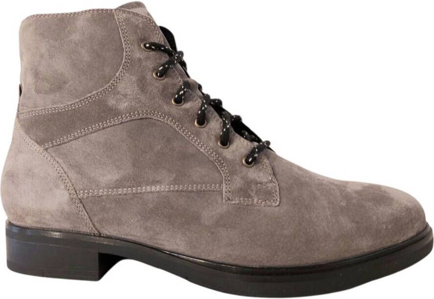 Durea Veterboot 9832 835 1281 Grijs Suède wijdte H