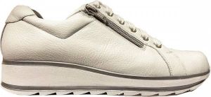 Durea Witte Veterschoenen Wijdte G
