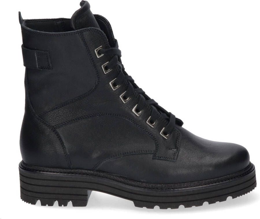 Durea 9758 758 5598 Zwarte dames veterboot wijdte K - Foto 3