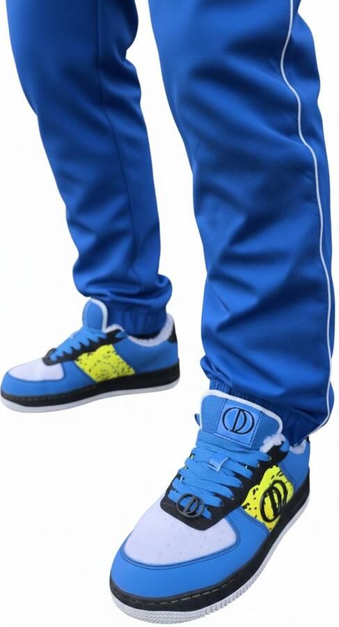 Durmaz Garment Floris van Floris van Bommel van Floris van Bommel Sneakers Heren Lage sneakers Herenschoenen Suède SFM-10136 Blauw - Foto 17