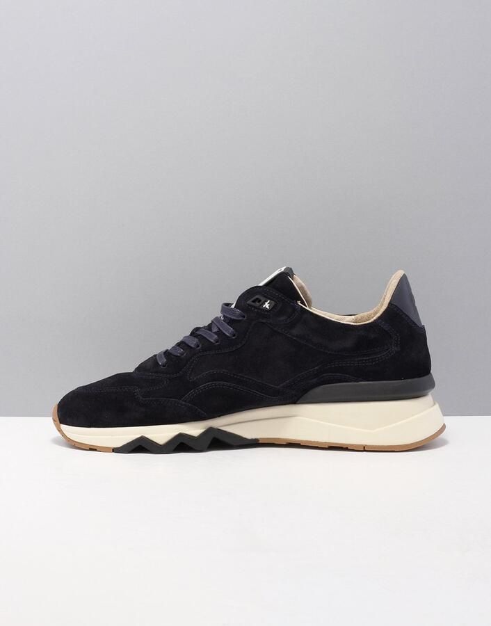 Durmaz Garment Floris van Floris van Bommel van Floris van Bommel Sneakers Heren Lage sneakers Herenschoenen Suède SFM-10136 Blauw - Foto 9