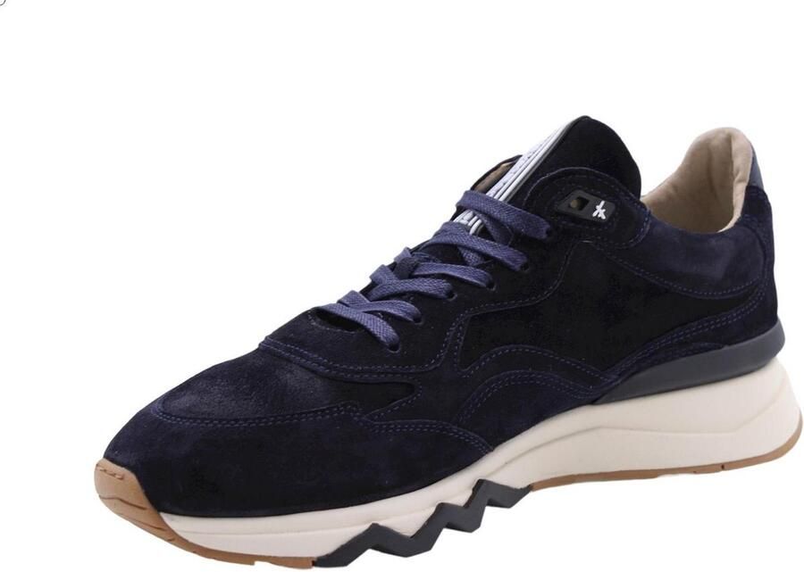 Durmaz Garment Floris van Floris van Bommel van Floris van Bommel Sneakers Heren Lage sneakers Herenschoenen Suède SFM-10136 Blauw - Foto 12