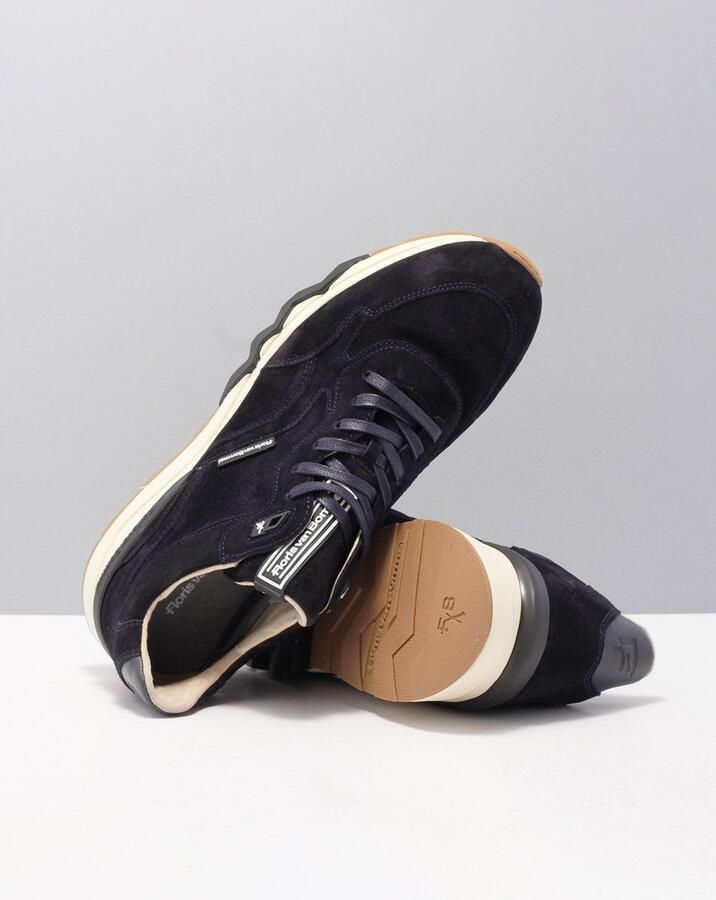 Durmaz Garment Floris van Floris van Bommel van Floris van Bommel Sneakers Heren Lage sneakers Herenschoenen Suède SFM-10136 Blauw - Foto 8