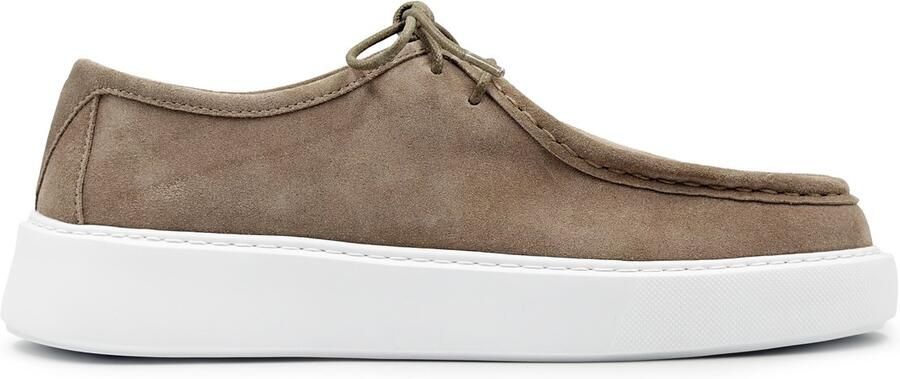 DUTCH'D Loafers Instapper Bruin Luxe Sportief Suede leer Atmos Aura