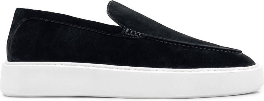 DUTCH'D Loafers Instapper Zwart V2 Luxe Sportief Suede leer Atmos