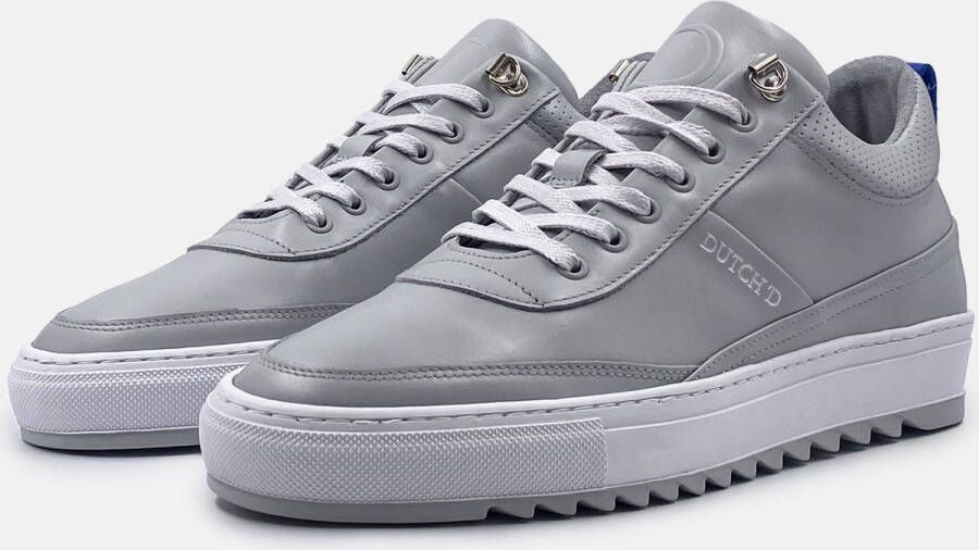 DUTCH'D Myth Grey Nubuck + Gratis Dawn Zonnebril t.w.v 44 Euro! Leer Grijs