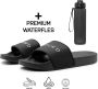 DUTCH'D Rubberen slipper + Gratis koffie thee mok TWV € 14 95 Tijdelijk! zwart wit anti slip Comfortabel Dubbele maten unisex Heren Badslippers Slippers Badslippers - Thumbnail 14