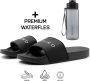 DUTCH'D Rubberen slipper + Gratis koffie thee mok TWV € 14 95 Tijdelijk! zwart wit anti slip Comfortabel Dubbele maten unisex Heren Badslippers Slippers Badslippers - Thumbnail 14