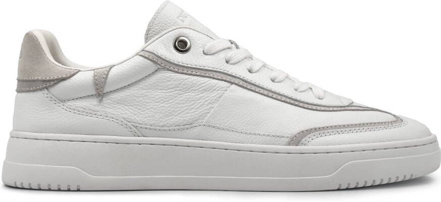 DUTCH'D Sneaker Heren Sneaker Designer merk Wit Grijs Luxe Leer Model Fuse