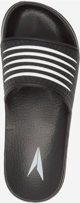 Dutchy dames badslippers zwart wit