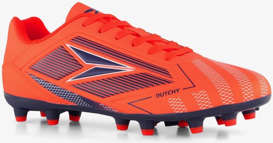 Dutchy Flow FG heren voetbalschoenen oranje Uitneembare zool