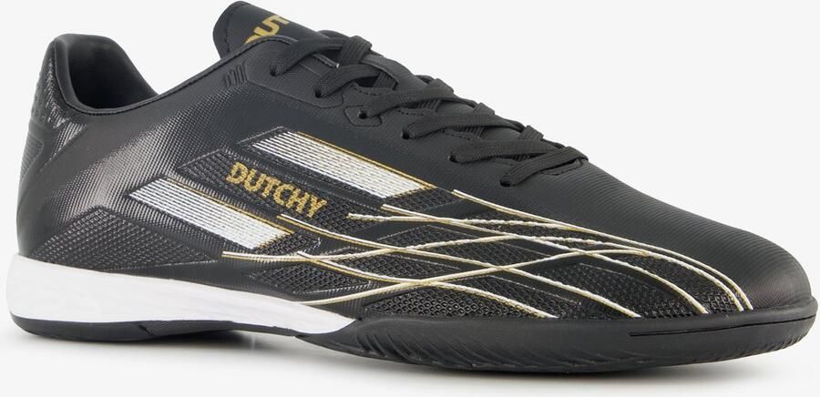 Dutchy IC heren zaalschoenen zwart goud Uitneembare zool