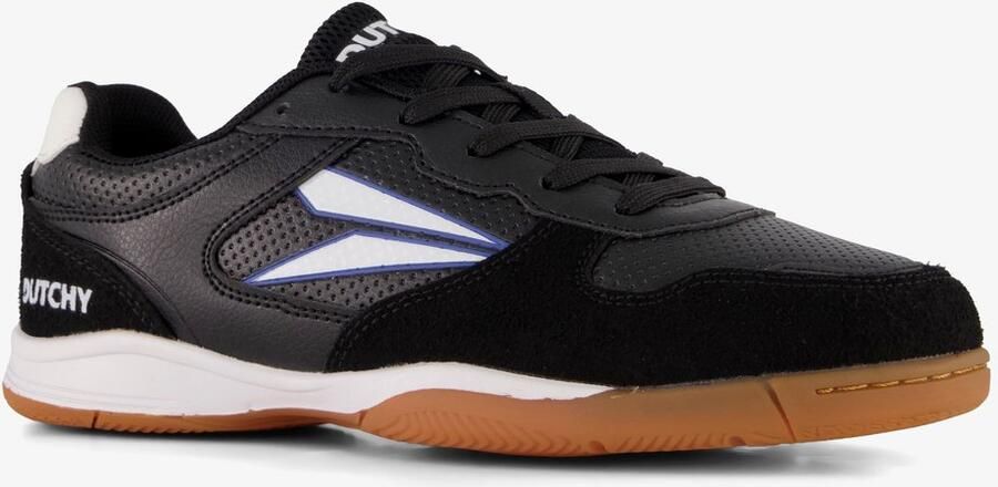 Dutchy Sharp kinder zaalschoenen IC zwart wit Gymschoenen Uitneembare zool