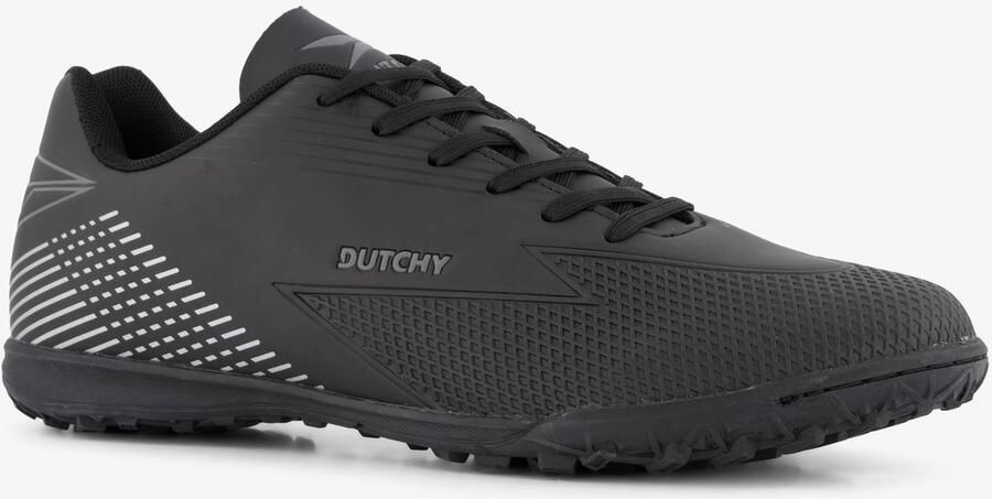 Dutchy turf heren voetbalschoenen zwart