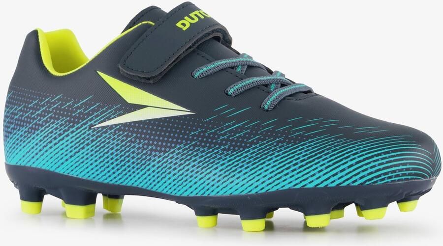 Dutchy Vision FG kinder voetbalschoenen blauw geel Uitneembare zool
