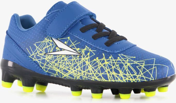 Dutchy Elevate FG kinder voetbalschoenen blauw geel Uitneembare zool