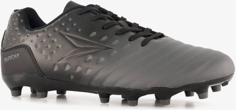 Dutchy FG heren voetbalschoenen zwart grijs Uitneembare zool