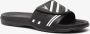 Dutchy heren badslippers met klittenband Zwart - Thumbnail 3