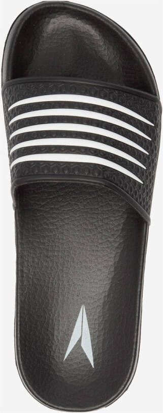 Dutchy heren badslippers zwart wit