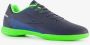Dutchy IC heren zaalschoenen blauw groen Uitneembare zool - Thumbnail 2