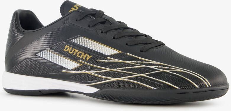 Dutchy IC heren zaalschoenen zwart goud Uitneembare zool