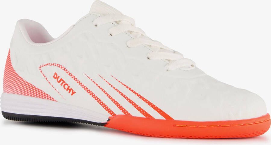 Dutchy kinder zaalschoenen IC wit rood Gymschoenen Uitneembare zool