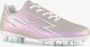 Dutchy MG kinder voetbalschoenen roze wit Uitneembare zool - Thumbnail 1