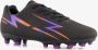 Dutchy MG kinder voetbalschoenen zwart paars Uitneembare zool - Thumbnail 1