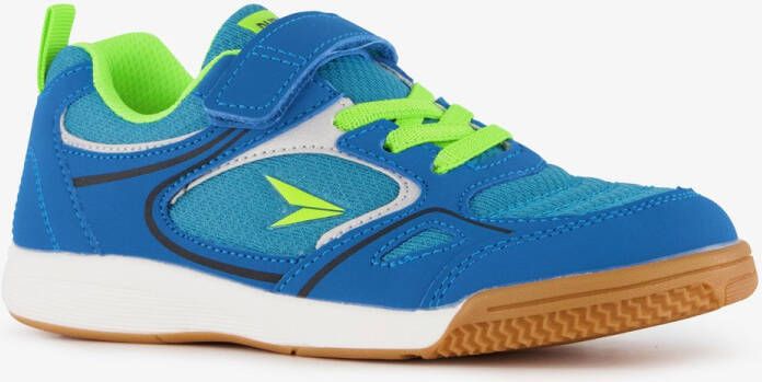 Dutchy Rebound kinder zaalschoenen blauw groen Gymschoenen Uitneembare zool
