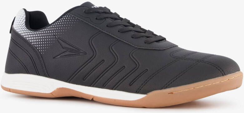 Dutchy Top-Spin heren zaalschoenen zwart wit Uitneembare zool