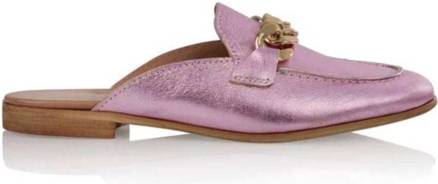 Dwars Schoenen Roze Leer Suva loafers roze - Foto 1